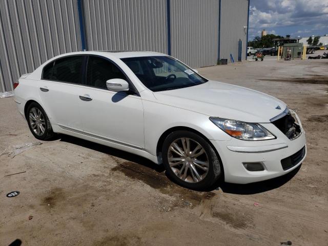 KMHGC4DE5BU135453 - 2011 HYUNDAI GENESIS 3.8L WHITE photo 4