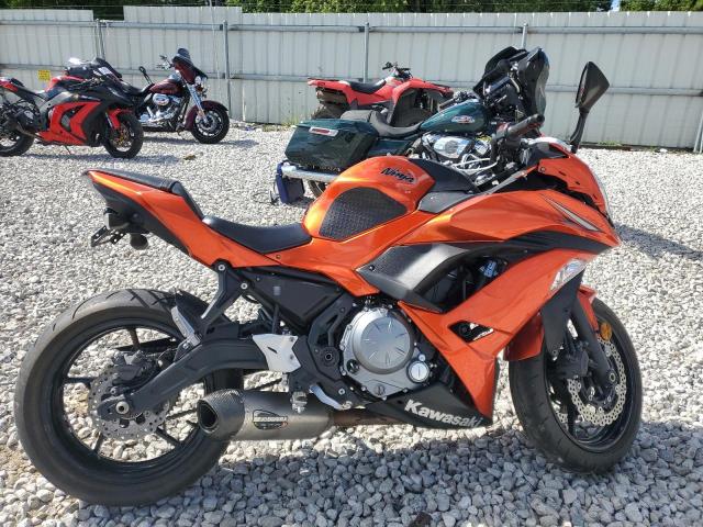 JKAEXEJ12HDA01299 - 2017 KAWASAKI EX650 J ნარინჯისფერი ფოტო 1