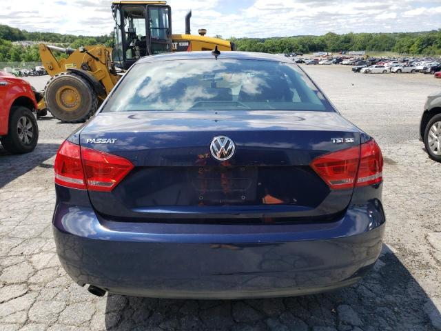 1VWBT7A35FC010612 - 2015 VOLKSWAGEN PASSAT SE BLUE photo 6