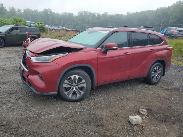 5TDGZRBH9MS057067 - 2021 TOYOTA HIGHLANDER XLE RED photo 1