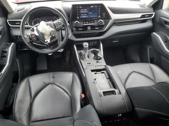 5TDGZRBH9MS057067 - 2021 TOYOTA HIGHLANDER XLE RED photo 8