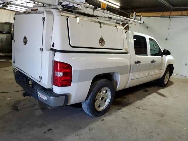 3GCXCUEJ7AG262285 - 2010 CHEVROLET SILVERADO C1500 HYBRID WHITE photo 3