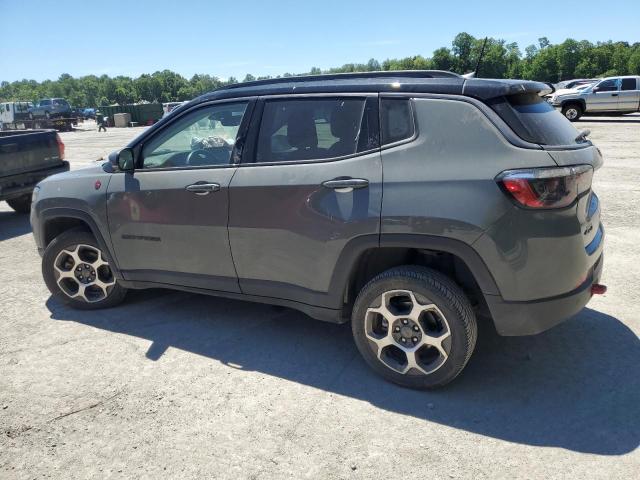 3C4NJDDB8NT153919 - 2022 JEEP COMPASS TRAILHAWK GRAY photo 2