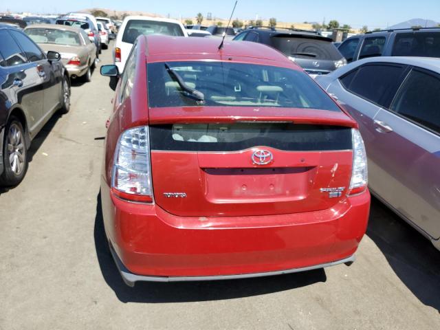 JTDKB20U073241468 - 2007 TOYOTA PRIUS RED photo 6