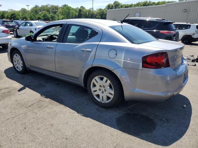 1C3CDZAB7EN106840 - 2014 DODGE AVENGER SE SILVER photo 2