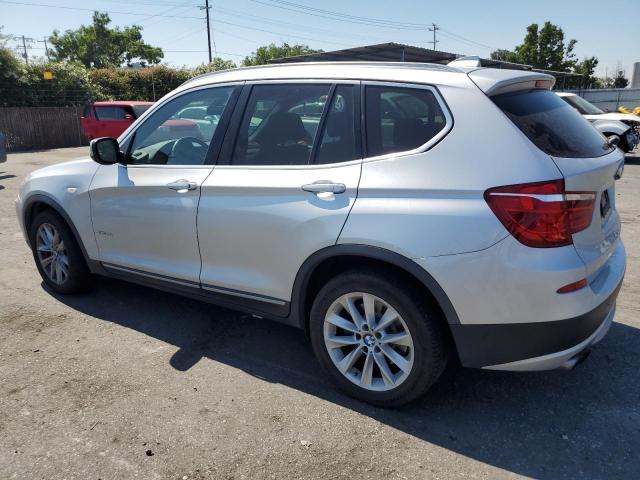 5UXWX9C58D0A08498 - 2013 BMW X3 XDRIVE28I SILVER photo 2