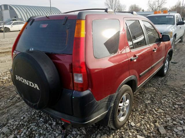 JHLRD68432C019670 - 2002 HONDA CR-V LX  photo 4