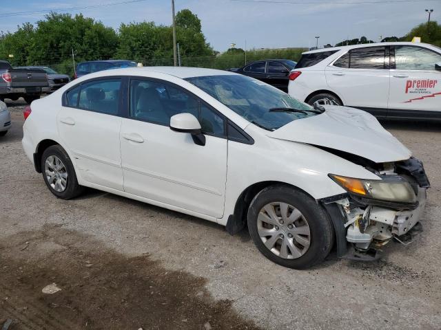 19XFB2F53CE003862 - 2012 HONDA CIVIC LX WHITE photo 4