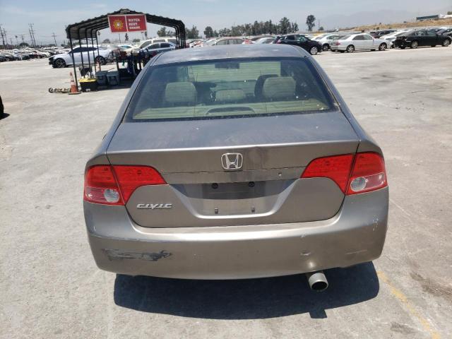 JHMFA16548S001439 - 2008 HONDA CIVIC LX GRAY photo 6