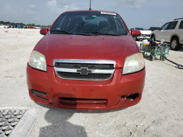 KL1TD5DE0BB185010 - 2011 CHEVROLET AVEO LS 红色 照片 5