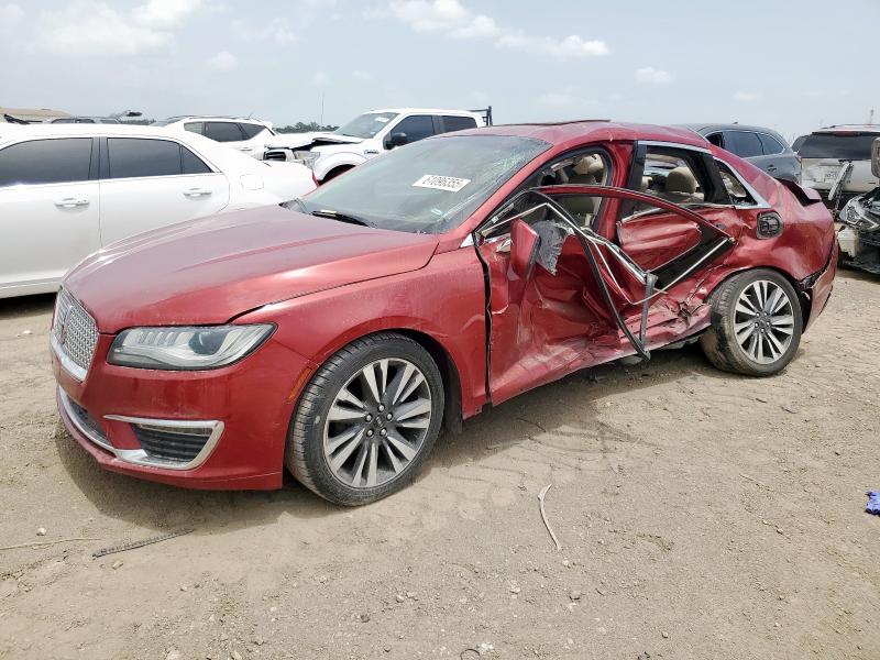 3LN6L5E96HR663246 - 2017 LINCOLN MKZ RESERVE MAROON photo 1