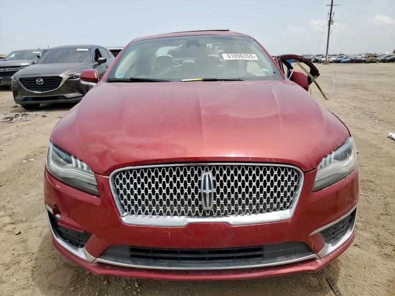 3LN6L5E96HR663246 - 2017 LINCOLN MKZ RESERVE MAROON photo 5