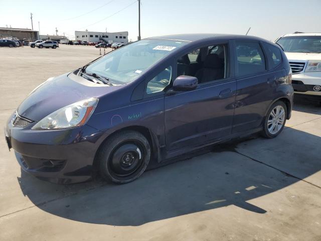 JHMGE88459S006771 - 2009 HONDA FIT SPORT PURPLE photo 1