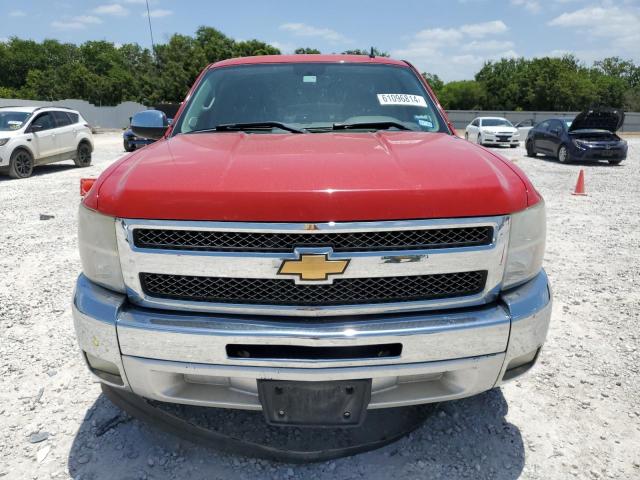 1GCRCSE0XCZ146053 - 2012 CHEVROLET SILVERADO C1500 LT RED photo 5