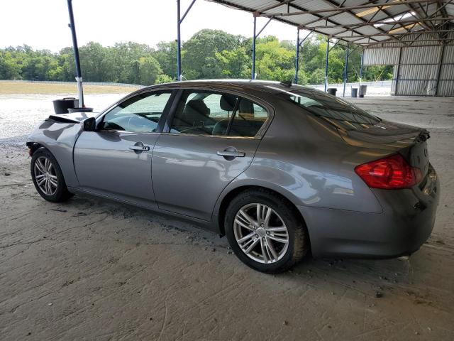 JN1DV6AP4BM602335 - 2011 INFINITI G25 BASE GRAY photo 2