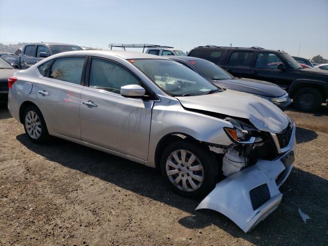 3N1AB7AP3HY336071 - 2017 NISSAN SENTRA S SILVER photo 4