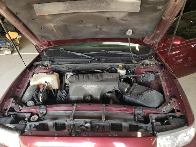 1G4HR54K52U244218 - 2002 BUICK LESABRE LIMITED BURGUNDY photo 11