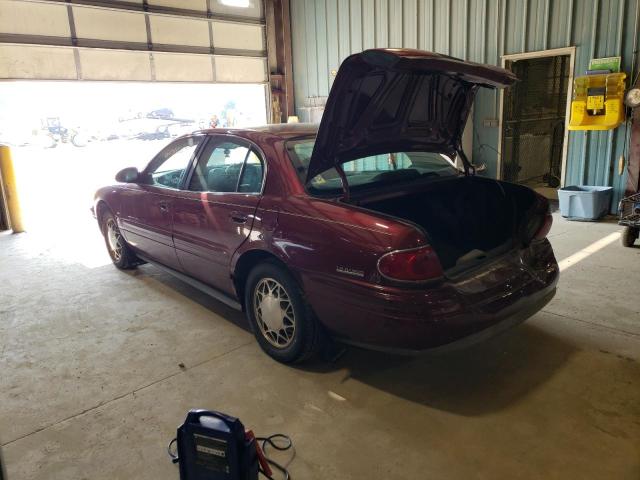 1G4HR54K52U244218 - 2002 BUICK LESABRE LIMITED BURGUNDY photo 2