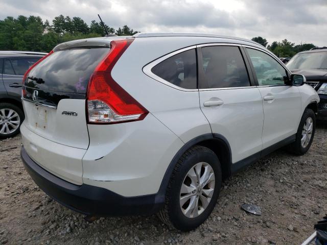 5J6RM4H7XEL017697 - 2014 HONDA CR-V EXL WHITE photo 3