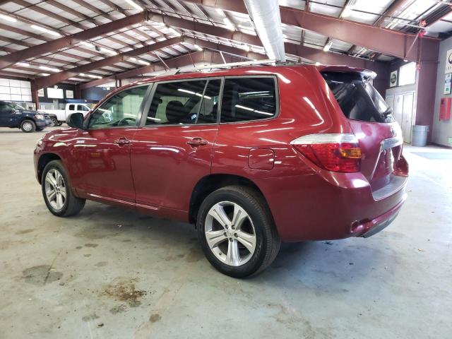 5TDEK3EH5AS005662 - 2010 TOYOTA HIGHLANDER SPORT RED photo 2