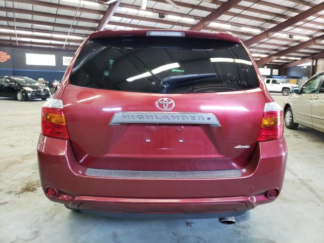 5TDEK3EH5AS005662 - 2010 TOYOTA HIGHLANDER SPORT RED photo 6