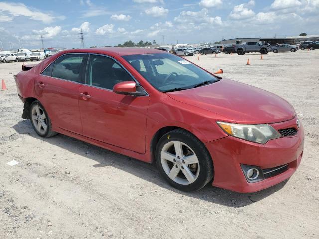 4T1BF1FK9CU557195 - 2012 TOYOTA CAMRY BASE RED photo 4