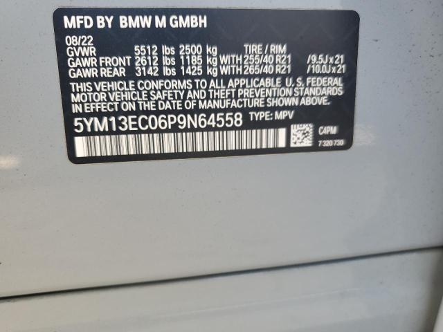 5YM13EC06P9N64558 - 2023 BMW X3 M SILVER photo 12