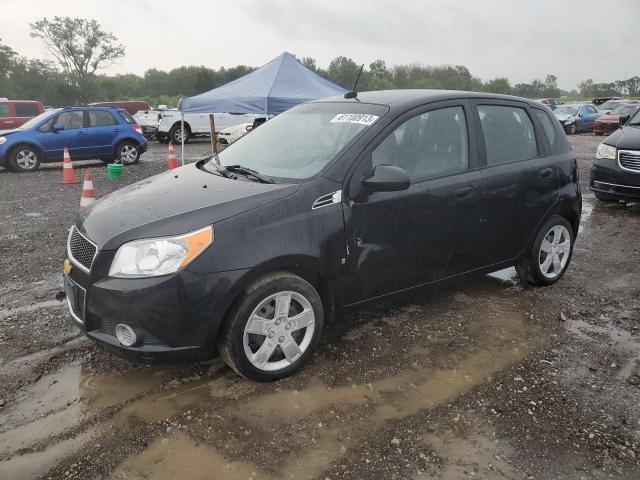 KL1TD66E29B667474 - 2009 CHEVROLET AVEO LS BLACK photo 1