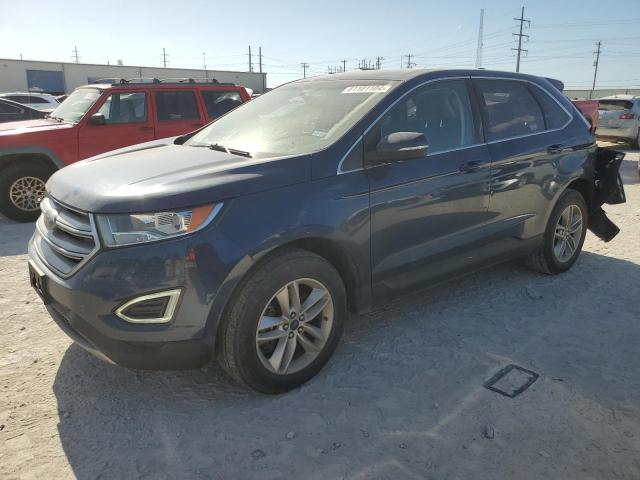 2FMPK4J85HBB33542 - 2017 FORD EDGE SEL BLUE photo 1