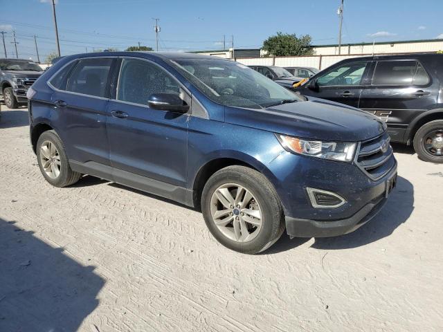 2FMPK4J85HBB33542 - 2017 FORD EDGE SEL BLUE photo 4