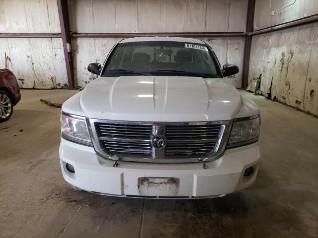 1D7HW58N78S608148 - 2008 DODGE DAKOTA QUAD LARAMIE WHITE photo 5