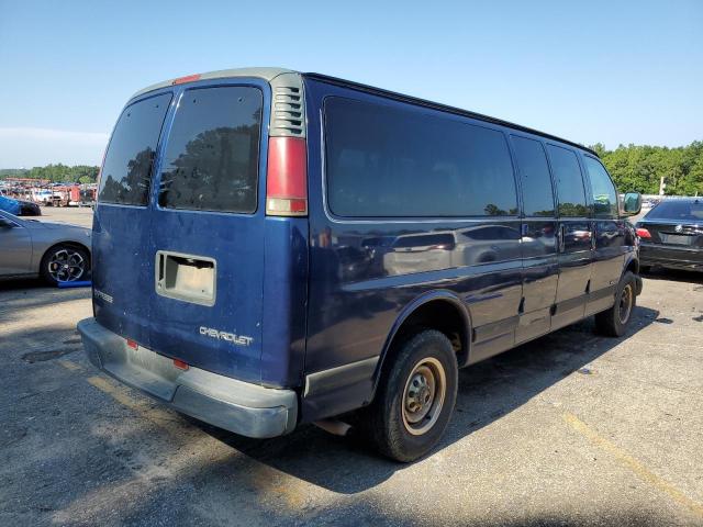 1GAHG39R1Y1137710 - 2000 CHEVROLET EXPRESS G3 BLUE photo 3