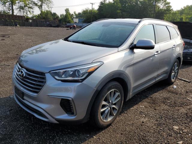 KM8SMDHF0HU238928 - 2017 HYUNDAI SANTA FE SE SILVER photo 1