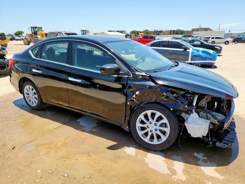 3N1AB7APXKY429645 - 2019 NISSAN SENTRA S BLACK photo 4