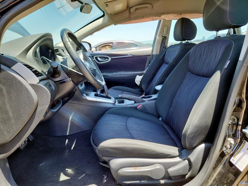 3N1AB7APXKY429645 - 2019 NISSAN SENTRA S BLACK photo 7