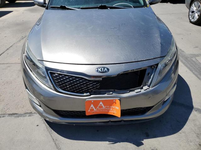 5XXGN4A70FG502369 - 2015 KIA OPTIMA EX GRAY photo 11