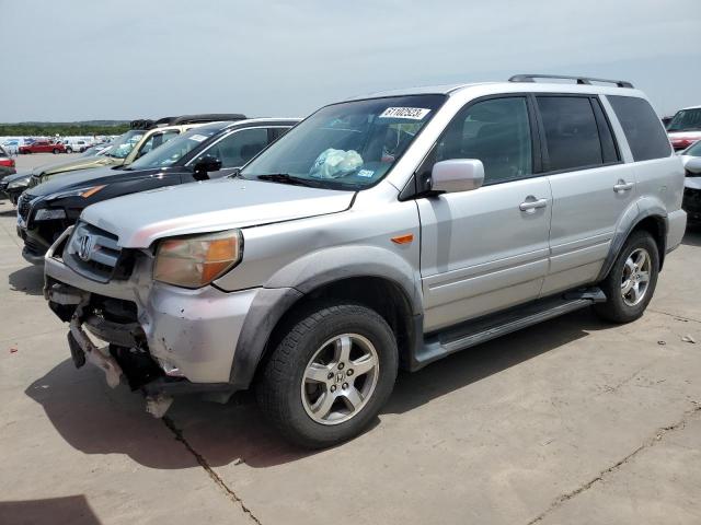 5FNYF28526B027689 - 2006 HONDA PILOT EX SILVER photo 1