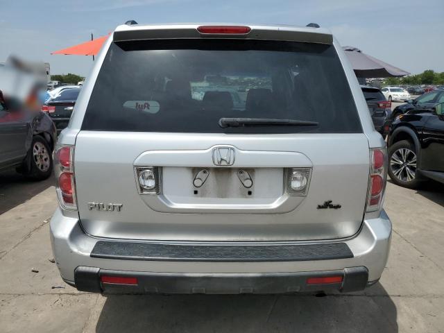 5FNYF28526B027689 - 2006 HONDA PILOT EX SILVER photo 6