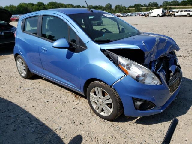 KL8CD6S93EC481280 - 2014 CHEVROLET SPARK 1LT BLUE photo 4