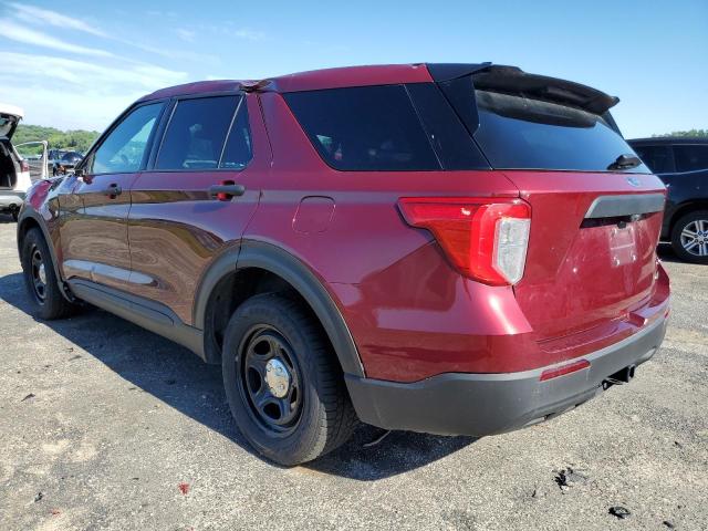 1FM5K8AB7LGC15526 - 2020 FORD EXPLORER POLICE INTERCEPTOR RED photo 2