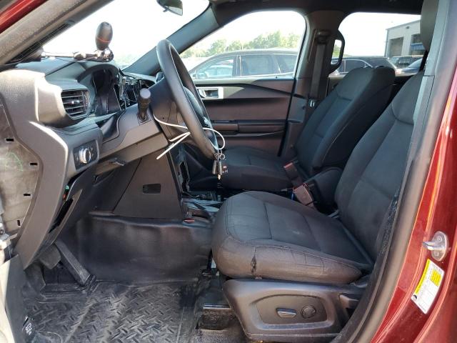 1FM5K8AB7LGC15526 - 2020 FORD EXPLORER POLICE INTERCEPTOR RED photo 7