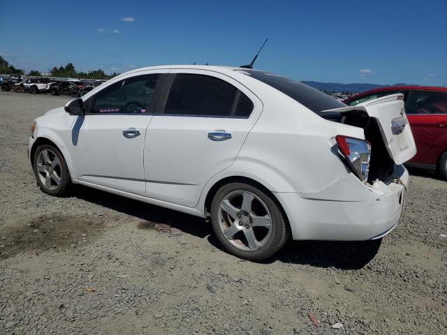 1G1JE5SG0E4123626 - 2014 CHEVROLET SONIC LTZ WHITE photo 2