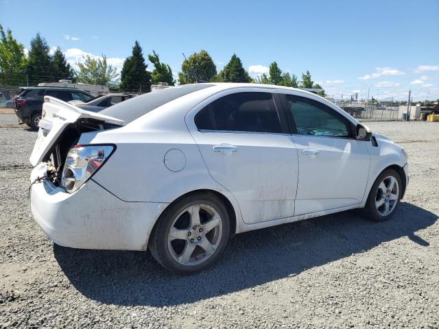 1G1JE5SG0E4123626 - 2014 CHEVROLET SONIC LTZ WHITE photo 3