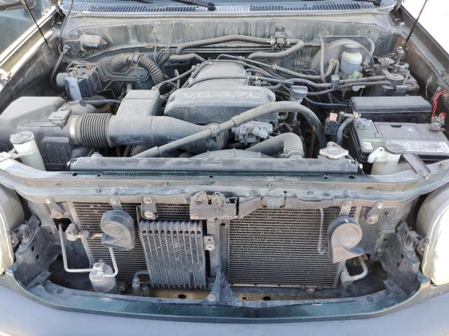 5TBRT34142S259795 - 2002 TOYOTA TUNDRA ACCESS CAB მწვანე ფოტო 11