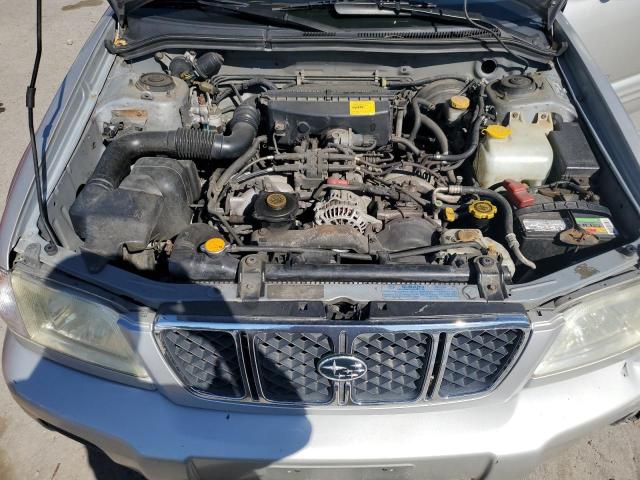 JF1SF65651H718563 - 2001 SUBARU FORESTER S SILVER photo 12