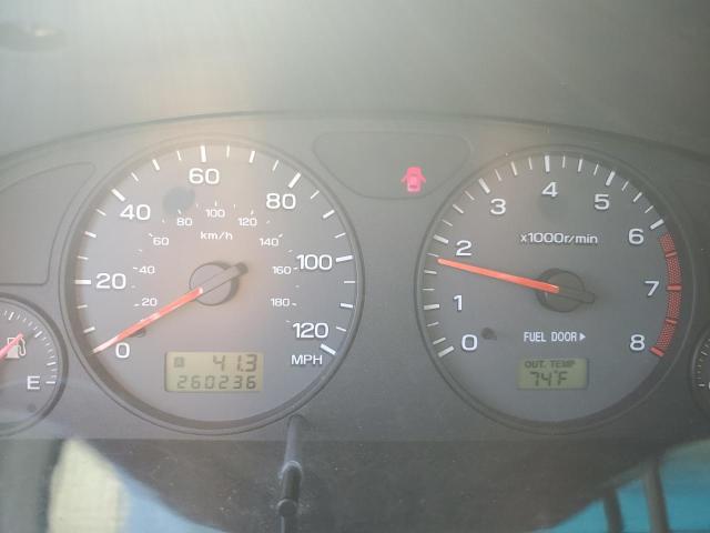 JF1SF65651H718563 - 2001 SUBARU FORESTER S SILVER photo 9