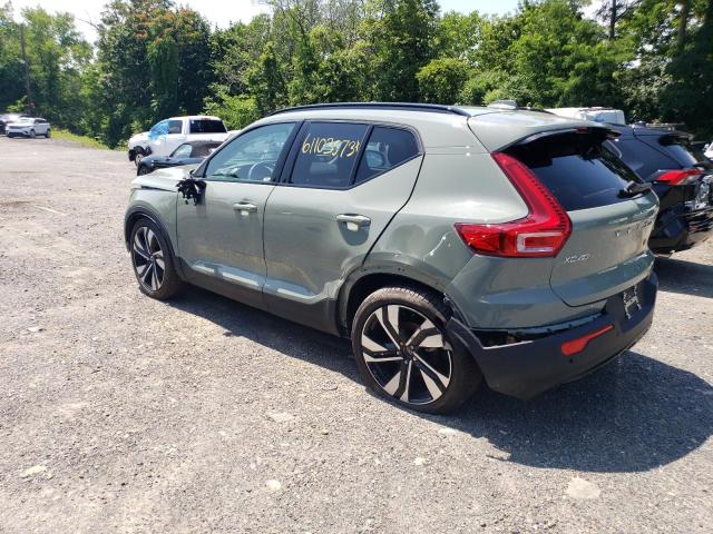 YV4L12UW3P2029010 - 2023 VOLVO XC40 PLUS GREEN photo 2