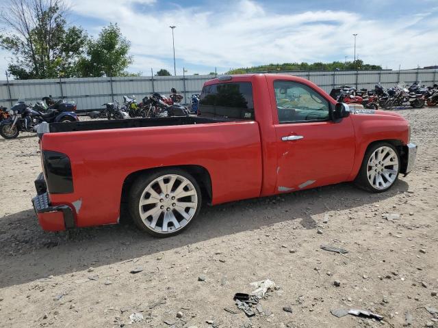 1GCEC14037Z511558 - 2007 CHEVROLET SILVERADO C1500 RED photo 3