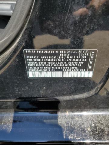 3VW2K7AJ8FM322133 - 2015 VOLKSWAGEN JETTA BASE 黑色 照片 13