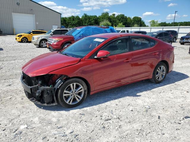 KMHD84LF9HU229777 - 2017 HYUNDAI ELANTRA SE RED photo 1